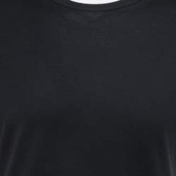 Pre Owned Dolce & Gabbana Black Cotton Crew Neck Half Sleeve T-Shirt S