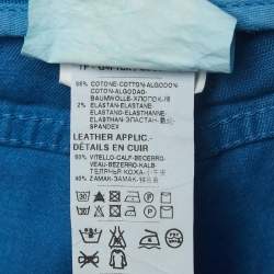 Pre Owned Dolce & Gabbana Blue Cotton Pants L