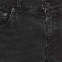 Pre Owned Dolce & Gabbana Black Denim Slim Fit Jeans S Waist 32"