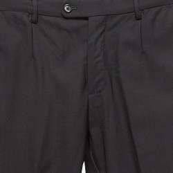 Pre Owned بنطلون دولتشي أند غابانا صوف أسود عادي مقاس صغير - إكس صغير