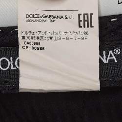 Pre Owned بنطلون دولتشي أند غابانا صوف أسود عادي مقاس صغير - إكس صغير