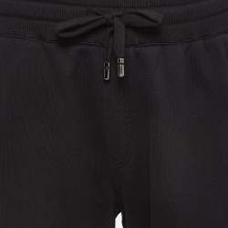 Pre Owned Dolce & Gabbana Black Cotton Knit Shorts XL