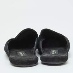 Dolce & Gabbana Black Velvet Slip On Mules Size 42 