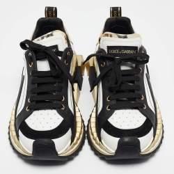 Dolce & Gabbana Multicolor Leather Super King Platform Sneakers Size 43