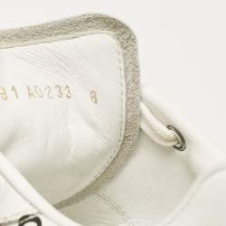 Pre Owned Dolce & Gabbana White Leather Daymaster Sneakers Size 42.5