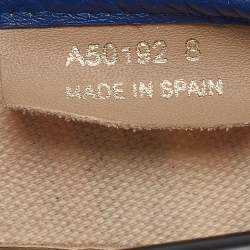 Pre Owned Dolce & Gabbana Multicolor Canvas Slip On Espadrille Size 42