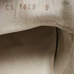 Pre Owned Dolce & Gabbana White Leather Super King Lace Up Sneakers Size 43