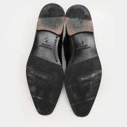 Dolce & Gabbana Black Patent Leather Oxfords Size 41