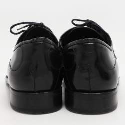 Dolce & Gabbana Black Patent Leather Oxfords Size 41
