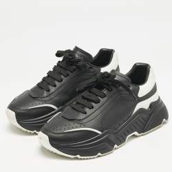 Dolce & Gabbana Black Leather Daymaster Sneakers Size 41