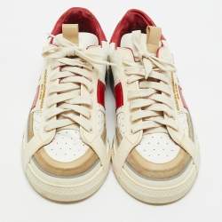 Dolce & Gabbana Multicolor Leather and Suede Custom 2.Zero Sneakers Size 43