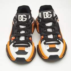 Dolce & Gabbana Multicolor Nylon and Leather Airmaster Sneakers Size 42
