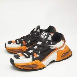 Dolce & Gabbana Multicolor Nylon and Leather Airmaster Sneakers Size 42