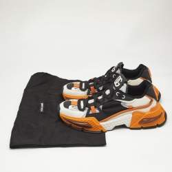 Dolce & Gabbana Multicolor Nylon and Leather Airmaster Sneakers Size 42