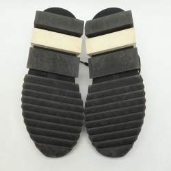 Dolce & Gabbana Black Mesh Sorrento Low Top Sneakers Size 41