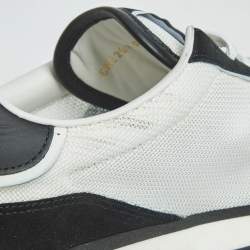 Dolce & Gabbana Black/White Mesh and Suede DG Low Top Sneakers Size 41