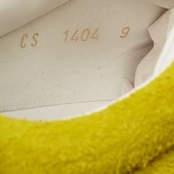 Pre Owned Dolce & Gabbana Green Suede and Leather Low Top Sneakers Size 43