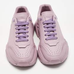 Pre Owned Dolce & Gabbana Pink Leather Daymaster Sneakers Size 41