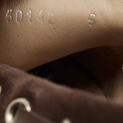 Pre Owned Dolce & Gabbana Brown Suede Slip On Espadrilles Size 39