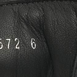 Pre Owned Dolce & Gabbana Black Leather Roma Low Top Sneakers Size 40