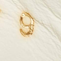 Pre Owned Dolce & Gabbana White Leather King Angels Portofino Low top Sneakers Size 43