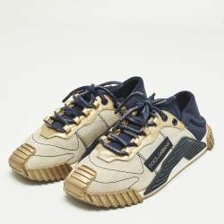 مملوكة مسبقًا حذاء رياضي دولتشي أند غابانا نس 1 مقاس 44 جلد، وقماش شبكي ونايلون متعدد الألوان بأربطة