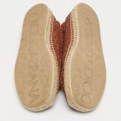 Pre Owned حذاء إسبادريل دولتشي أند غابانا كانفاس بيج سليب أون مقاس 41