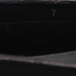 مملوكة مسبقًا حذاء لوفرز دولتشي أند غابانا جلد نعام أسود مقاس 41