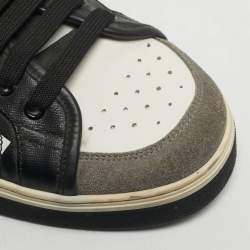 مملوكة مسبقًا حذاء رياضي دولتشي أند غابانا منخفض م�ن الأعلى جلد أسود مقاس 41