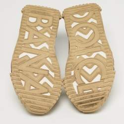 مملوكة مسبقًا حذاء رياضي دولتشي أند غابانا نس 1 مقاس 44 جلد، وقماش شبكي ونايلون متعدد الألوان بأربطة