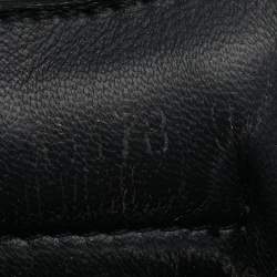 مملوكة مسبقًا حذاء رياضي دولتشي أند غابانا جلد أسود داي ماستر بأربطة مقاس 40.5