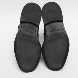 مملوكة مسبقًا Dolce & Gabbana Michelangelo Size 39 Black Leather Ankle Length Boots