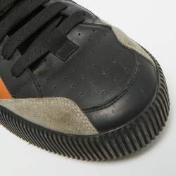 Pre Owned Dolce & Gabbana Miami Size 43 Multicolor Leather and Nylon Low Top Sneakers