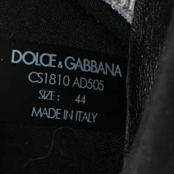 Pre Owned حذاء رياضي دولتشي أند غابانا منخفض العنق جلد ونايلون أخضر/أسود مقاس 41