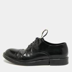 Pre Owned Dolce & Gabbana Size 42 Black Leather Derby