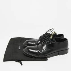 Pre Owned Dolce & Gabbana Size 42 Black Leather Derby