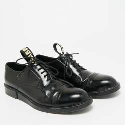 Pre Owned Dolce & Gabbana Size 42 Black Leather Derby