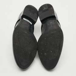 Pre Owned Dolce & Gabbana Size 41 Black Patent Leather Derby