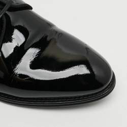 Pre Owned Dolce & Gabbana Size 41 Black Patent Leather Derby