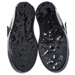 مملوكة مسبقًا حذاء رياضي دولتشي آند غابانا بورتوفينو جلد أسود مقاس 43.5