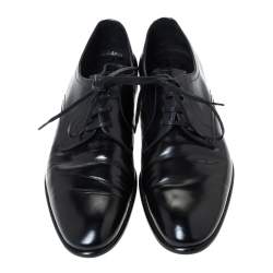 Pre Owned حذاء ديربي دولتش أند غابانا جلد أسود مقاس 40