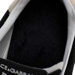 Pre Owned Dolce & Gabbana Multicolor Leather And Suede Miami Low Top Sneakers Size 44