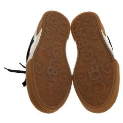 Pre Owned Dolce & Gabbana Multicolor Leather And Suede Miami Low Top Sneakers Size 44