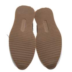 Pre Owned حذاء رياضي خفيف دولتشي أند غابانا منقط أسود/أبيض مقاس 45