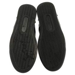 مملوكة مسبقًا Dolce & Gabbana Black Leather High Top Sneakers Size 41