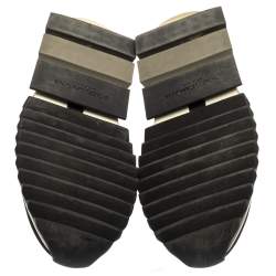 Pre Owned حذاء رياضي دولتشي آند غابانا سورينتو قماش تريكو أسود بطباعة غرافيتي مقاس 41