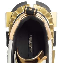 Pre Owned Dolce & Gabbana Multicolor Suede And Leather Super King Low Top Sneakers Size 43