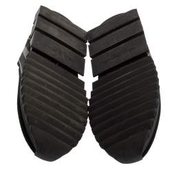 مملوكة مسب�قًا Dolce & Gabbana Black Knit Fabric Sorrento Sneakers Size 42