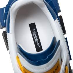 Pre Owned Dolce & Gabbana Multicolor Leather Super King Low Top Sneakers Size 43