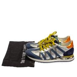 Dolce & Gabbana Multicolor Leather And Patent Leather Nigeria Sneakers Size 40